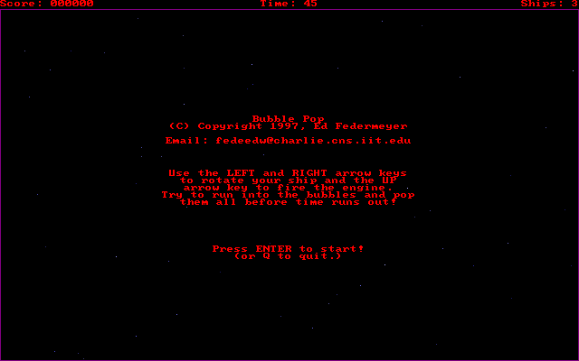 Bubble Pop (Ed Federmeyer)