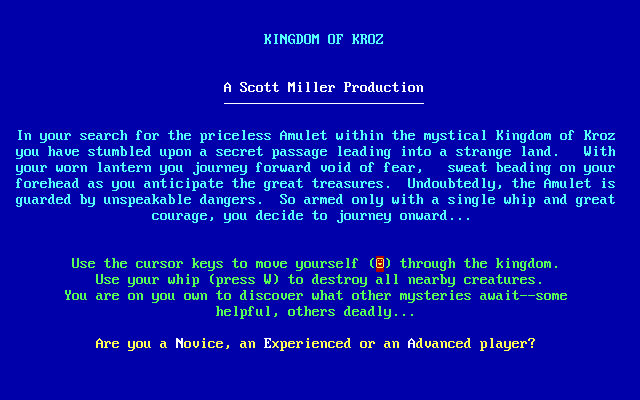 Kroz (freeware release)