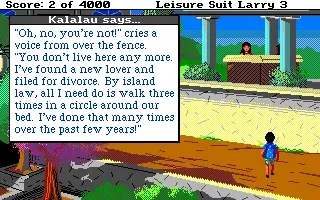 Leisure Suit Larry III: Passionate Patti in Pursuit of the Pulsating Pectorals screenshot 38