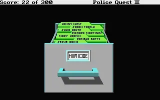 Police Quest 2: The Vengeance screenshot 43