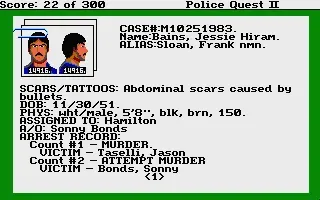 Police Quest 2: The Vengeance screenshot 44