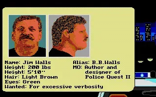Police Quest 2: The Vengeance screenshot 31