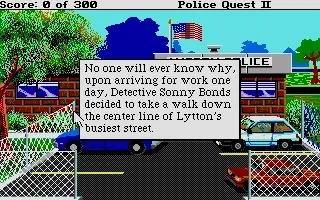 Police Quest 2: The Vengeance screenshot 39