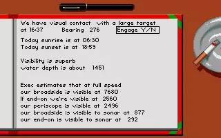 Silent Service II screenshot 2