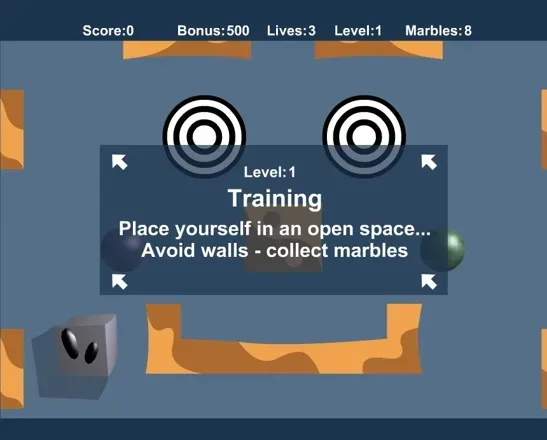 Harvey the Cube: Lost Your Marbles screenshot 1