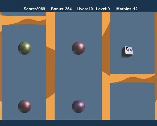 Harvey the Cube: Lost Your Marbles screenshot 2