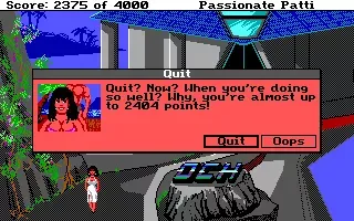 Leisure Suit Larry III: Passionate Patti in Pursuit of the Pulsating Pectorals screenshot 37