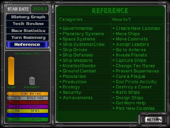 Master of Orion II: Battle at Antares screenshot 23