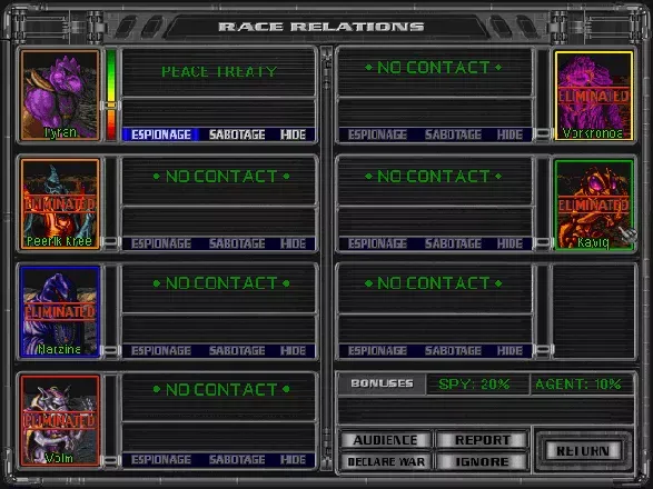 Master of Orion II: Battle at Antares screenshot 4