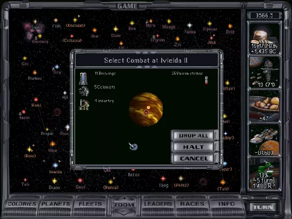 Master of Orion II: Battle at Antares screenshot 7