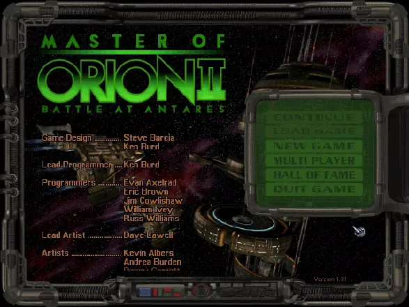 Master of Orion II: Battle at Antares screenshot 26