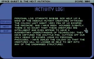 Space Quest V: The Next Mutation screenshot 14