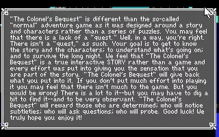 The Colonel’s Bequest screenshot 98