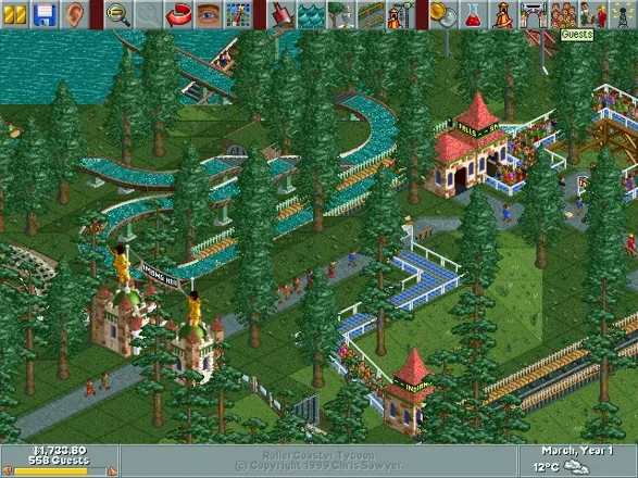 RollerCoaster Tycoon screenshot 2