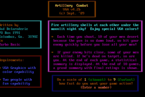 Artillery Combat