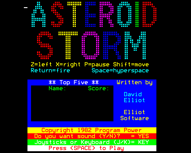 Asteroid Storm