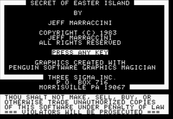 Secret of Easter Island