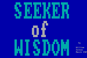 Seeker of Wisdom