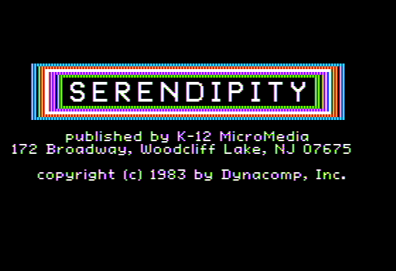 Serendipity