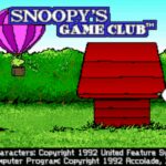 Snoopy’s Game Club