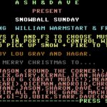 Snowball Sunday