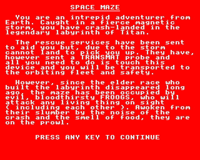 Space Maze