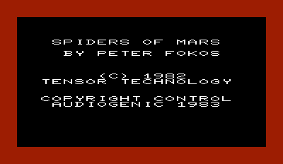 Spiders of Mars