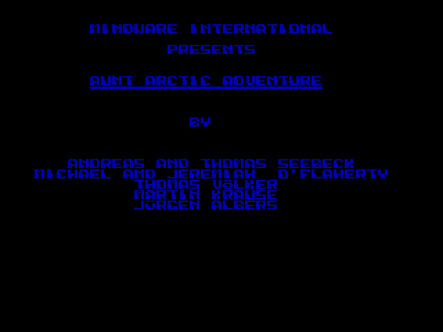 Aunt Arctic Adventure