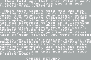 Starflight: A Cosmic Adventure