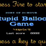 Stupid Balloon Game