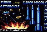 Super Asteroids and Missile Command