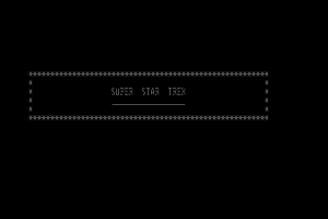 Super Star Trek