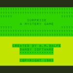 Surprise: A Mystery Game