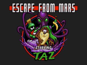 Taz in Escape from Mars