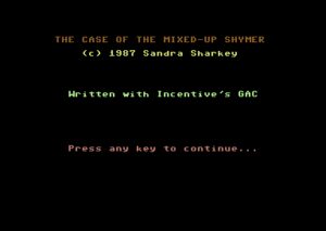 The Case of the Mixed-Up Shymer