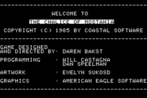 The Chalice of Mostania