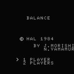 Balance