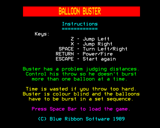 Balloon Buster