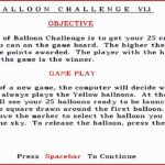 Balloon Challenge