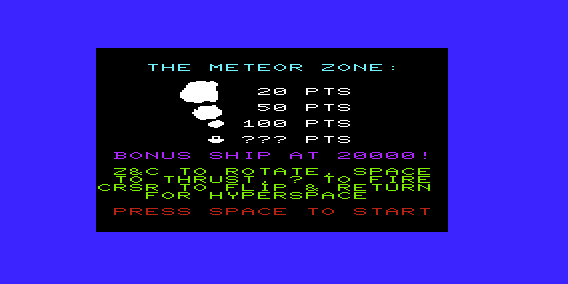 The Meteor Zone