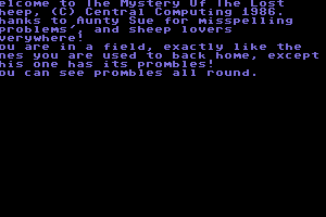 The Mystery of the Lost Sheep