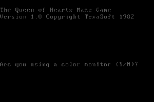 The Queen of Hearts Maze Game