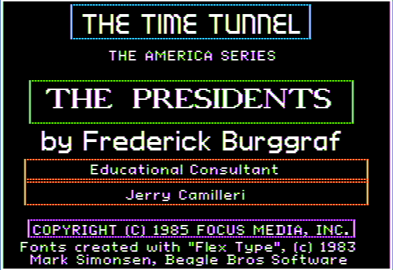 The Time Tunnel: The Presidents