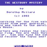 The Westbury Mystery