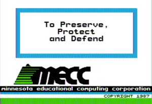 To Preserve, Protect and Defend