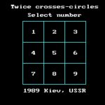 Twice crosses-circles