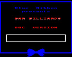 Bar Billiards