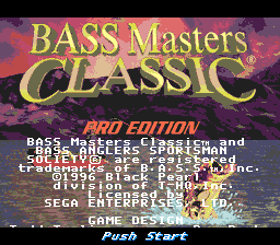 Bass Masters Classic: Pro Edition