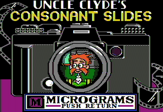 Uncle Clyde’s Consonant Slides