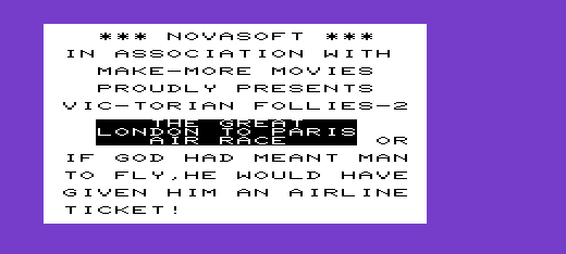 Vic-torian Follies 2: The Great London to Paris Air Race